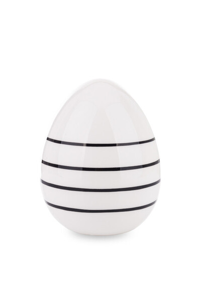 Egg Stripes, jajko wielkanocne figurka w paski