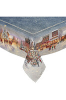 Przy Kościele świąteczny bieżnik gobelinowy	