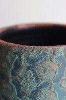 Clementino C, ceramiczny wazon, kolor miedziany