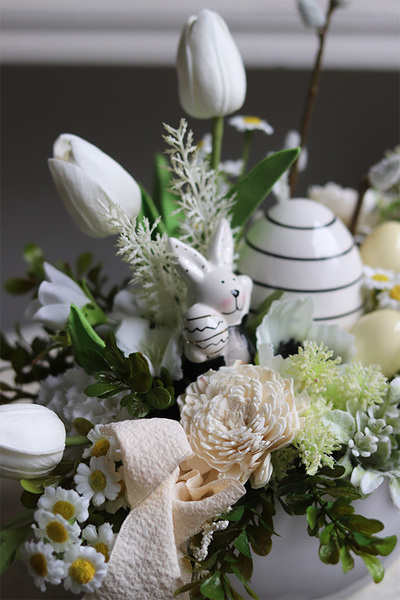 Black Easterika, nowoczesny stroik wielkanocny