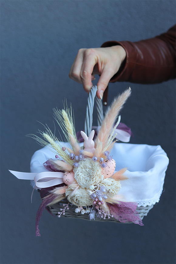 Pudrova Wielkanoc 2, dekorowany koszyczek wielkanocny