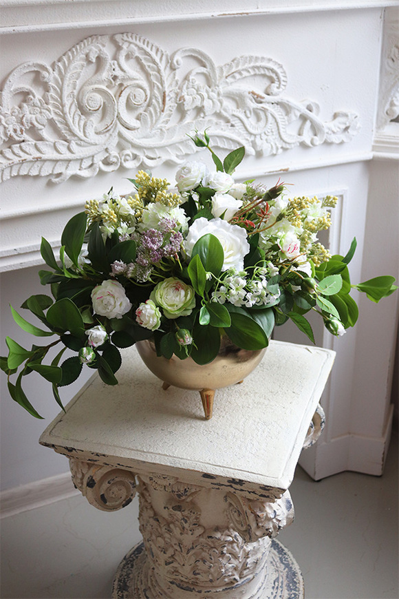 Biała Lady, kompozycja kwiatowa