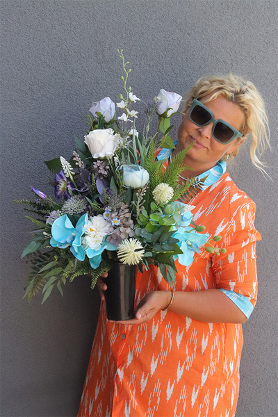 Nadia Blue, komplet dekoracji nagrobnych