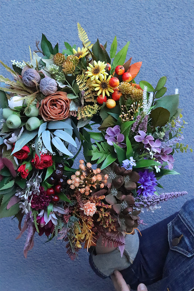 Kolorowe Niebo, komplet dekoracji nagrobnych