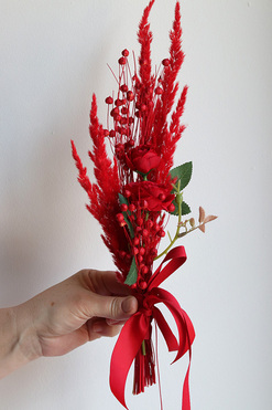 OD RĘKI Czerwień Wśród Nas, palemka wielkanocna, dł.40cm