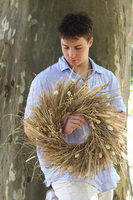 Netra, dekoracyjny wianek z suszem, rozp.53cm