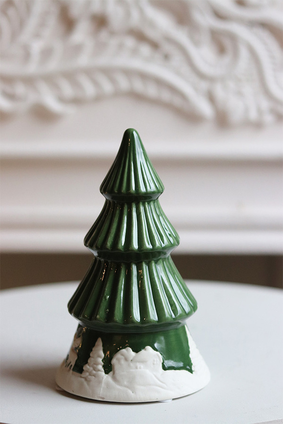 Simple Winter, choinka figurka świąteczna, zielona