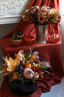 Jesienne Róże, bukiet sztucznych róż