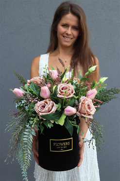 romantyczny flowerbox Hediata, wys.50cm