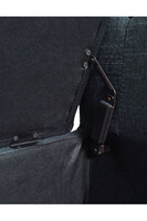 Samantha, pikowana ława / pufa / siedzisko, wym.115x46x59cm