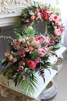 Bretania, komplet dekoracji 2szt, kompozycja & wianek