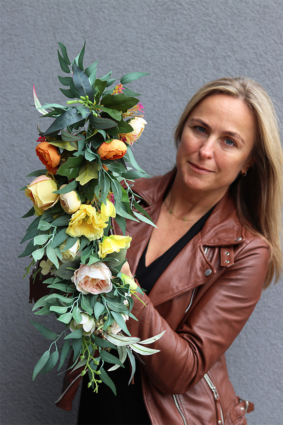 Tęcza Beauty, kolorowa girlanda kwiatowa