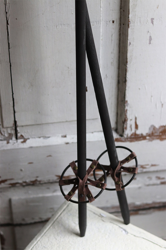 Skistaver, dekoracyjne kijki narciarskie