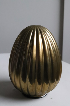 OD RĘKI Easter Gold, wielkanocna figurka jajko, wys.15.5cm