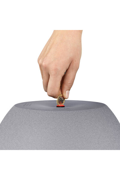 Cubeto Stone, doniczka z nawadnianiem, biały kwarc