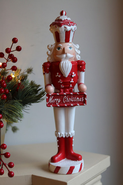 Candy Polonia, figurka bożonarodzeniowa dziadek do orzechów, C, wys.39cm 