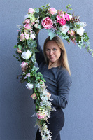 kwiatowa girlanda wiosenna Carmen 2, dł.180cm 