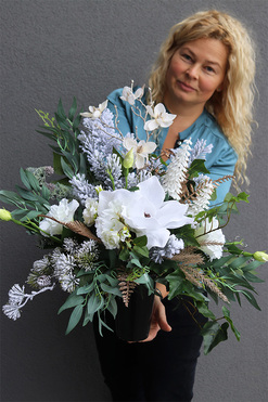 Angelo Winter Frozen, bukiet nagrobny, dł.55cm