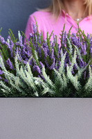 Lechuza Wrzosy 3, kompozycja kwiatowa w wysokiej jakości donicy