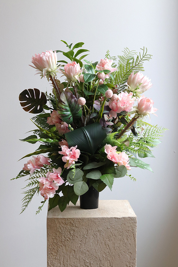 Nylona, bukiet nagrobny we wkładzie