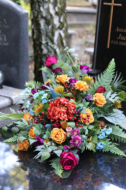 Tardor, jesienna wiązanka nagrobna, dł.105cm