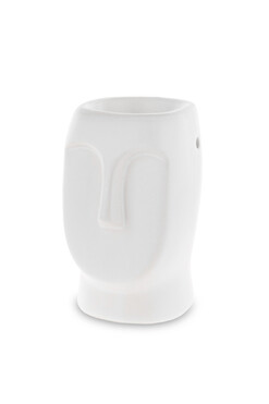 Chile A, kominek zapachowy, biały, wym.13x8cm