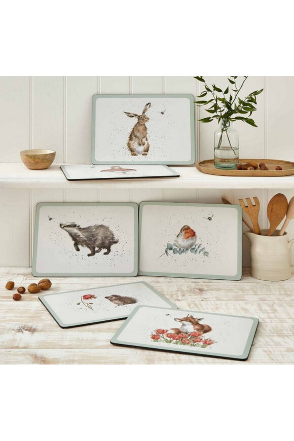 Wrendale podkładki pod talerz korkowe średnie	