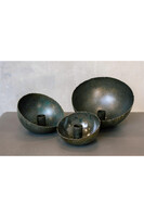 Rustic Green, świecznik metalowy