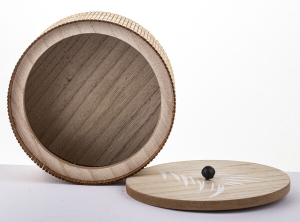 Bamboo A, bambusowy pojemnik, wym. 9x15x15cm