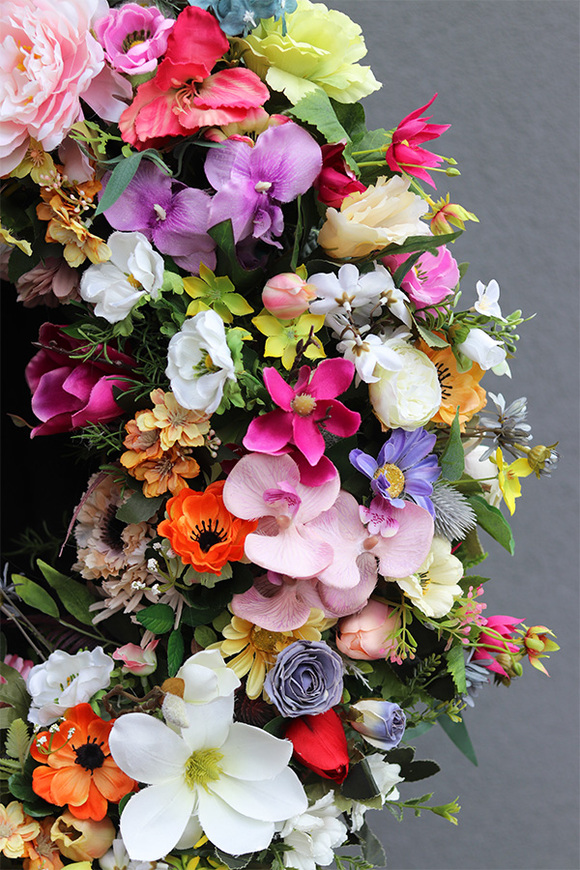 Wiosna Tuż Tuż, duży wianek dekoracyjny