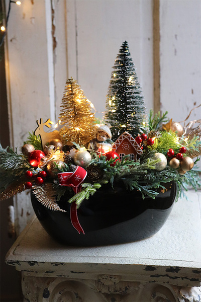 Gretana Blackino, stroik świąteczny LED