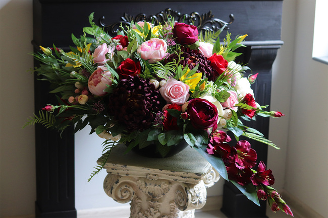 Nerita Kolor, kompozycja nagrobna w naczyniu