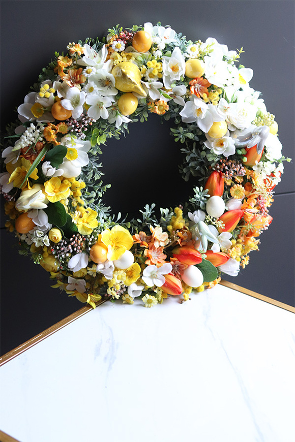 Trenata, stroik wielkanocny wianek