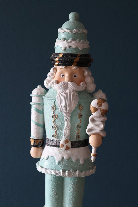 Candycracker LED Mint, figurka dziadek do orzechów