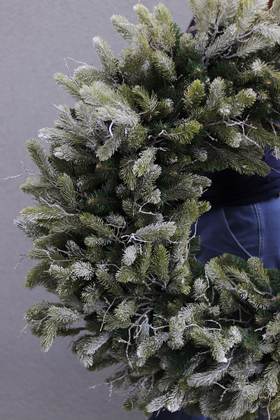 Leśna Droga, świąteczny wianek dekoracyjny