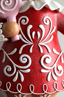 Gingerbread Lady, świąteczna figurka piernikowy ludek	