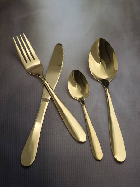sztućce obiadowe dla 4 os., Sakramento Gold, 16 elementów