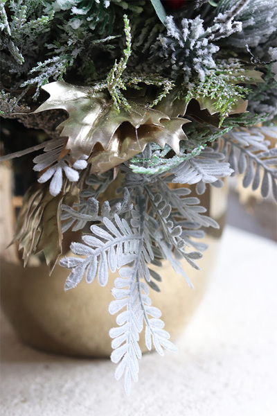 Lokomotywa Redina, świąteczny stroik z choineczkami