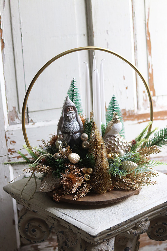 Miracolo Gold Ornamenti, stroik bożonarodzeniowy