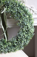 elegancki wysokiej jakości zielony wianek, Poczuj Wiosnę, śr.49cm