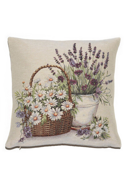 Lawendowy Ogród, poszewka gobelinowa dwustronna