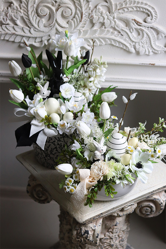 Black Easterika, nowoczesny stroik wielkanocny