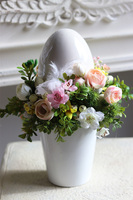 Pastellove Jajo, wielkanocny stroik w naczyniu