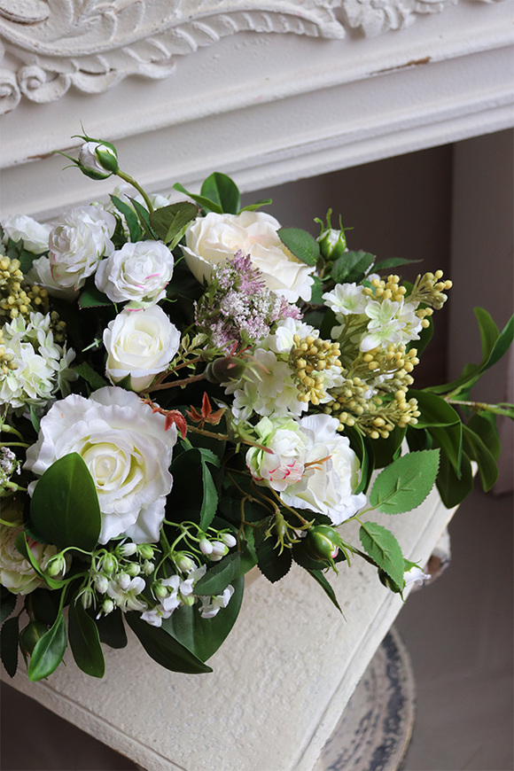 Biała Lady, kompozycja kwiatowa