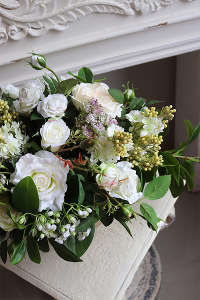 Biała Lady, kompozycja kwiatowa