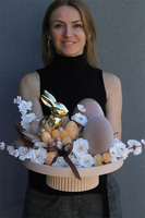 Modern Easteria, stroik wielkanocny na paterze