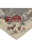 Red House, świąteczny obrus gobelinowy