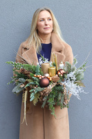 Amber Eve, złoty stroik świąteczny