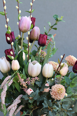 Tulippo England, wiosenny bukiet do wazonu, dł.50cm