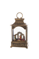 Christmas Charm, świąteczny lampion LED z szopką pozytywka